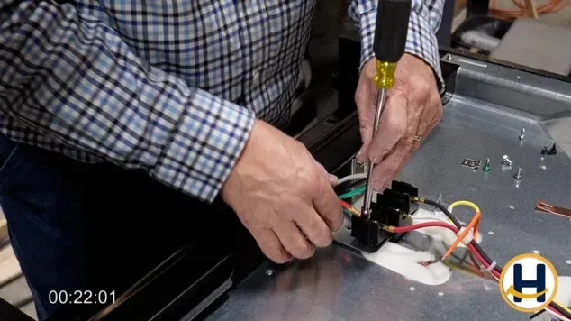 secure wires in terminal block